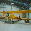 Le Biplan Jaune - 80x80cm